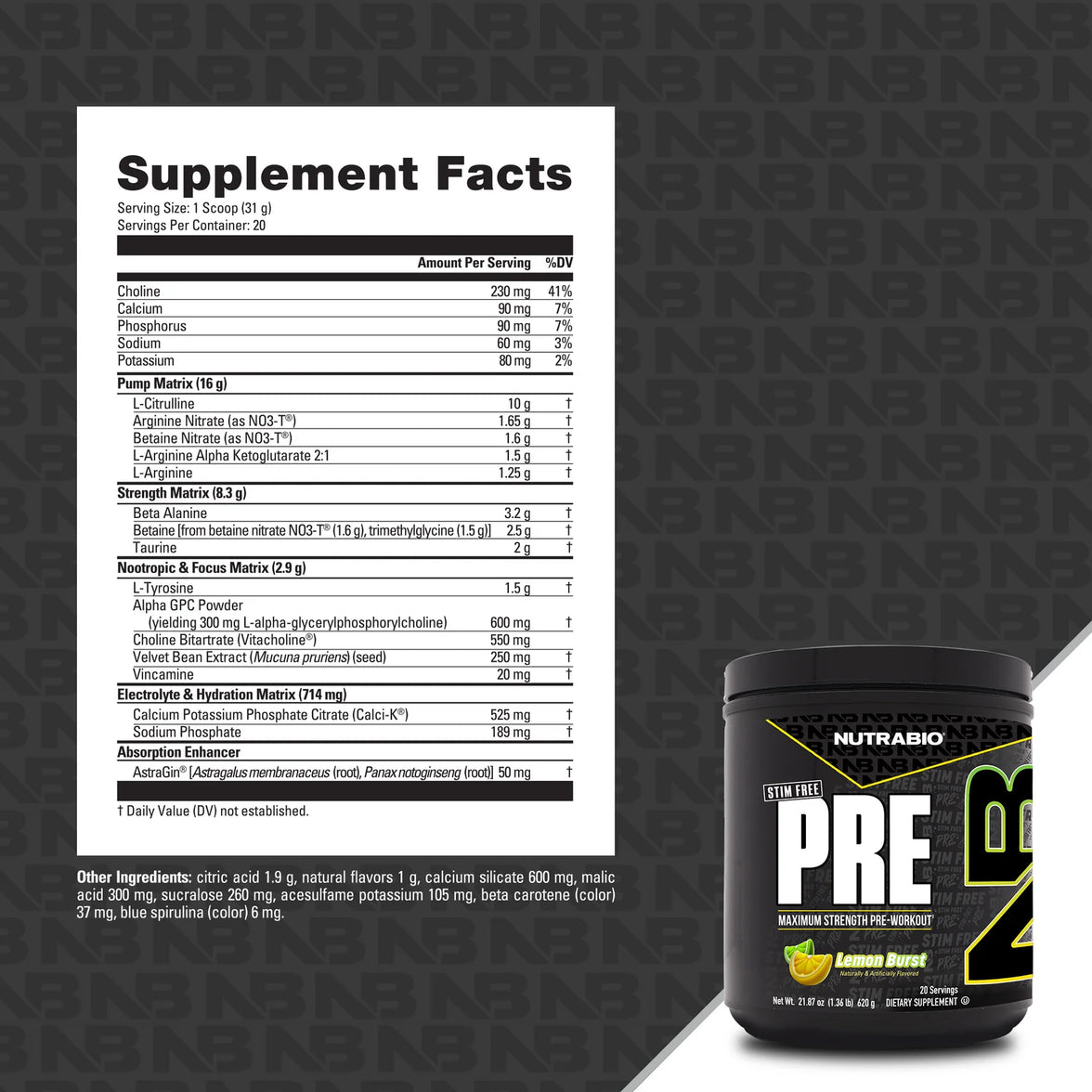 PRE-Workout Stim Free