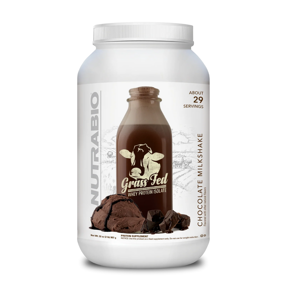 Grass Fed Whey Protein Isolate Powder