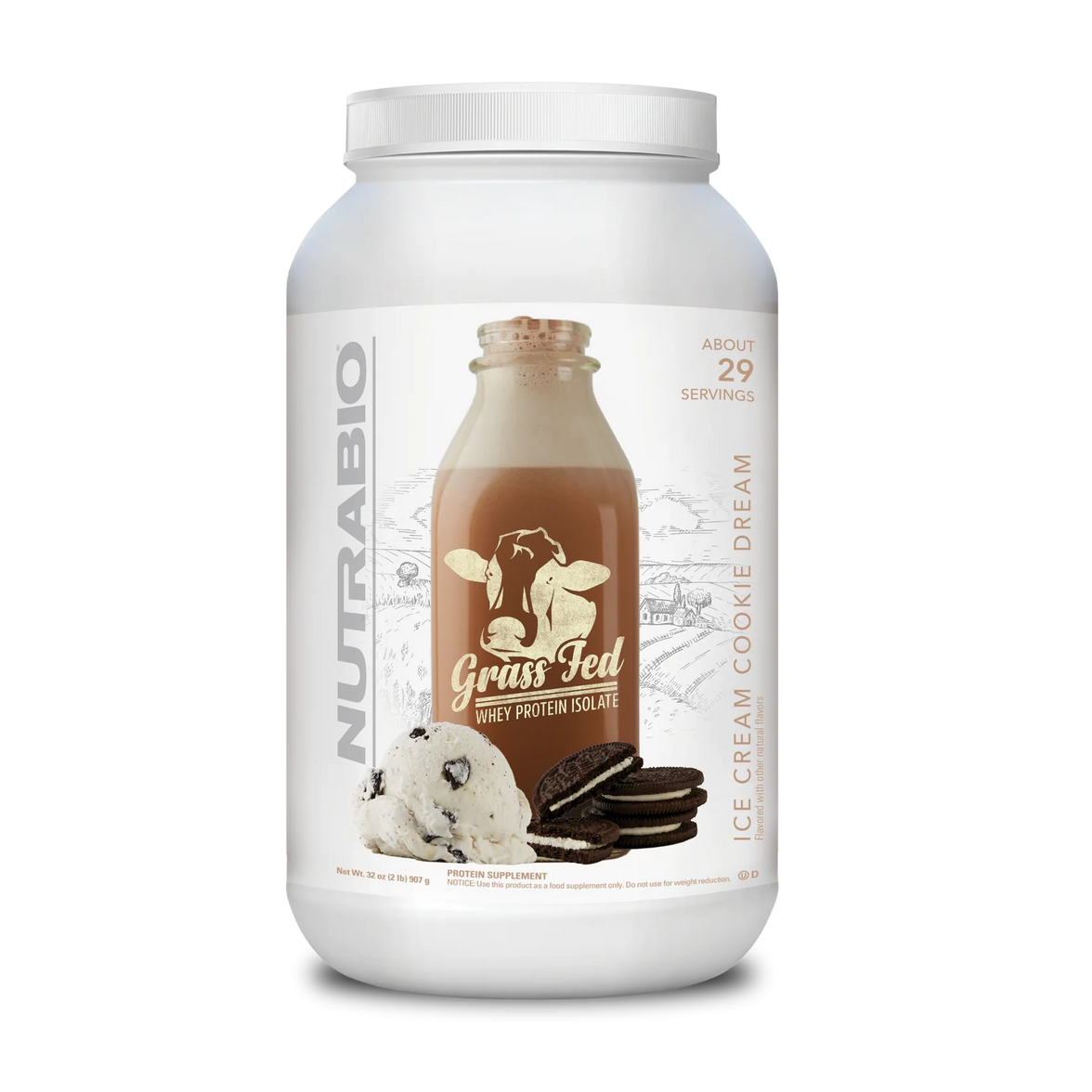 Grass Fed Whey Protein Isolate Powder