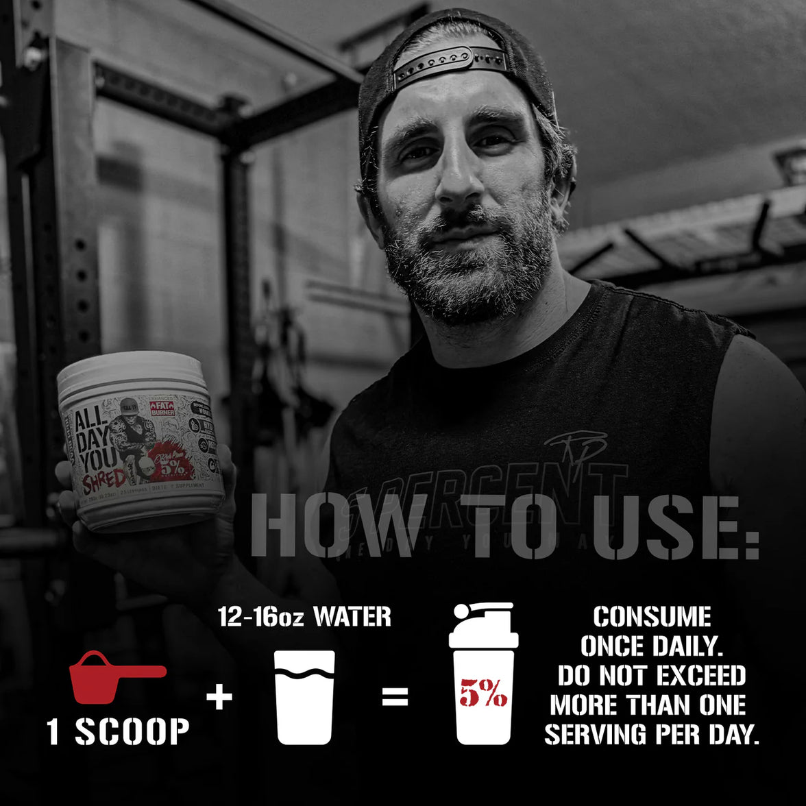 ALL DAY YOU SHRED BCAA Powder
