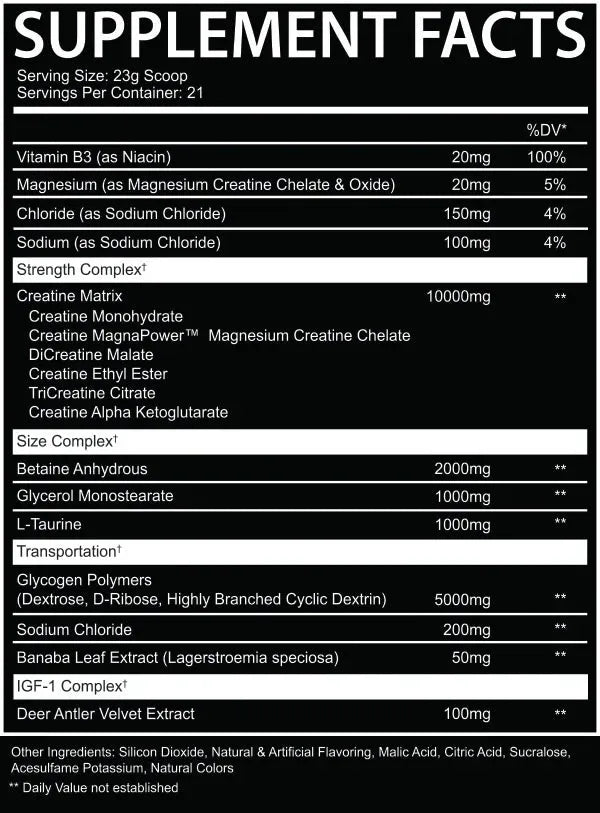 Creation Creatine + IGF1