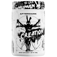 Supplement container with 'After Dark Creation' branding on a white background