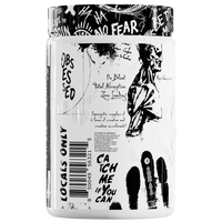 Back of 'After Dark' supplement container with black and white designs on a white background