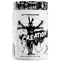 Supplement container with 'After Dark Creation' branding on a white background