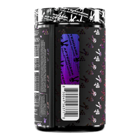 Black 'After Dark' supplement container with purple label and white text on a white background