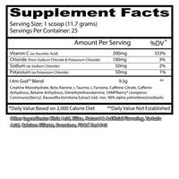 I Am God Pre-Workout