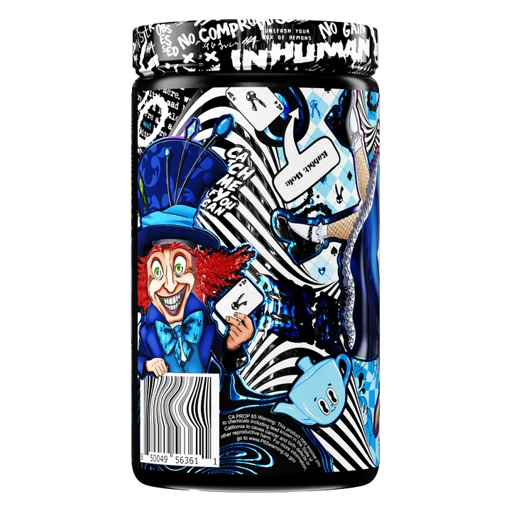 'After Dark' decorative container with cartoon characters and text on a white background