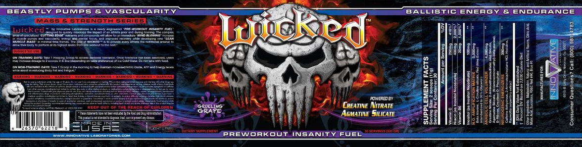 Wicked Pre-Workout