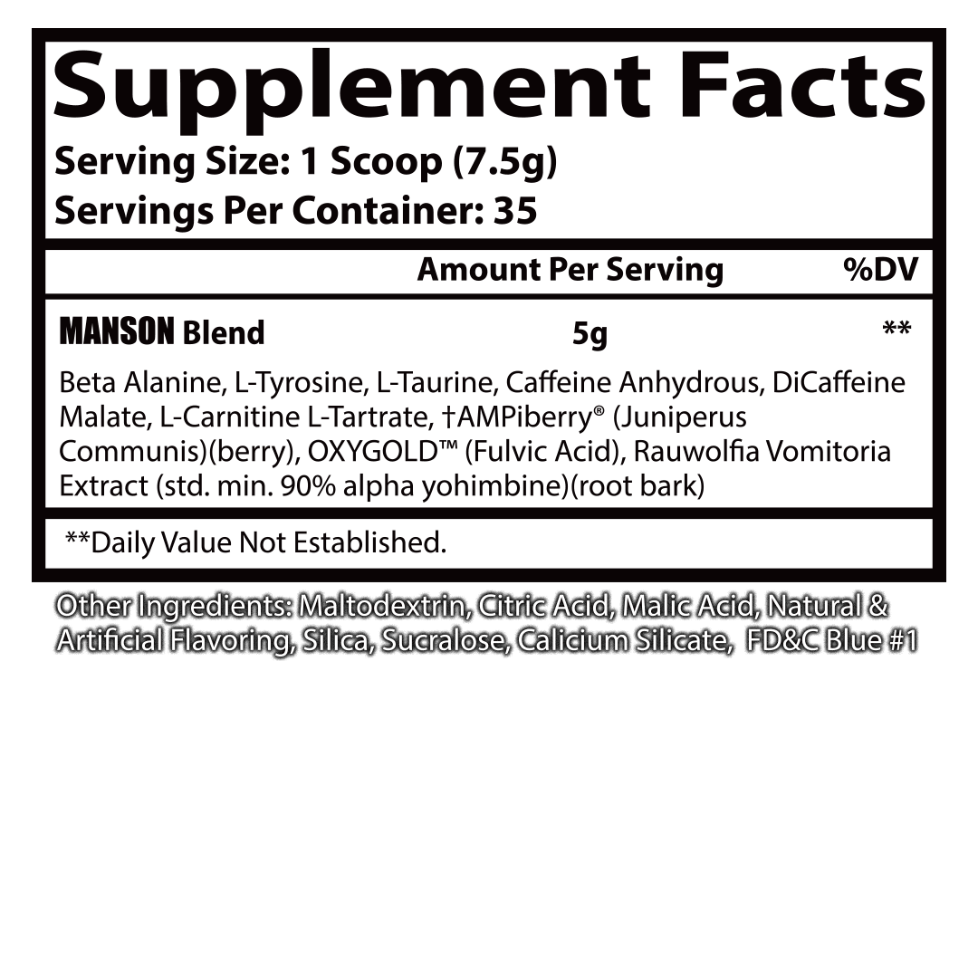 Manson Pre-Workout