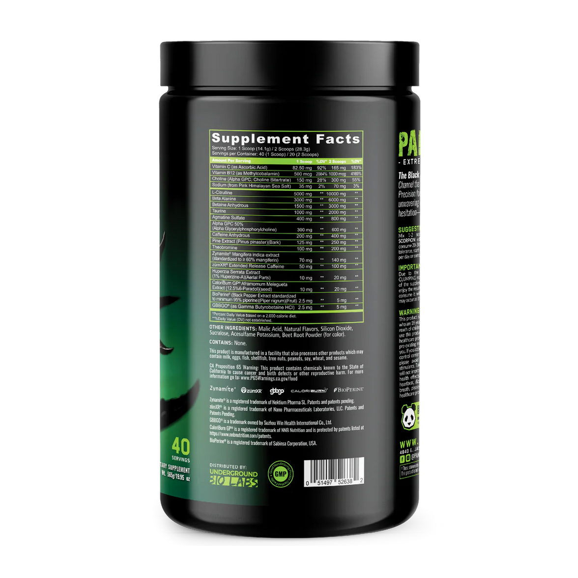 Pandamic Pre-Workout