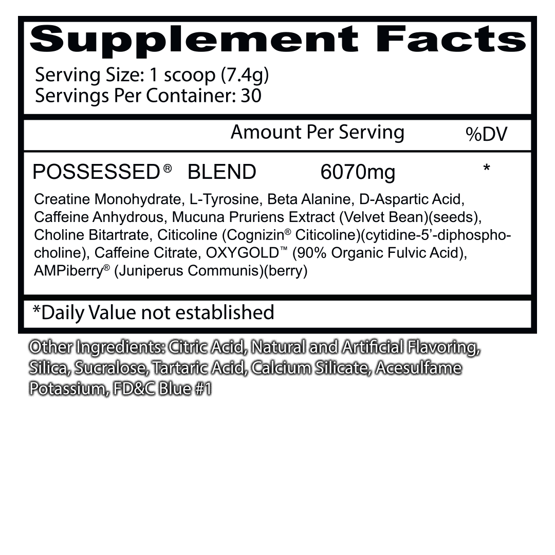 Possessed Pre-Workout