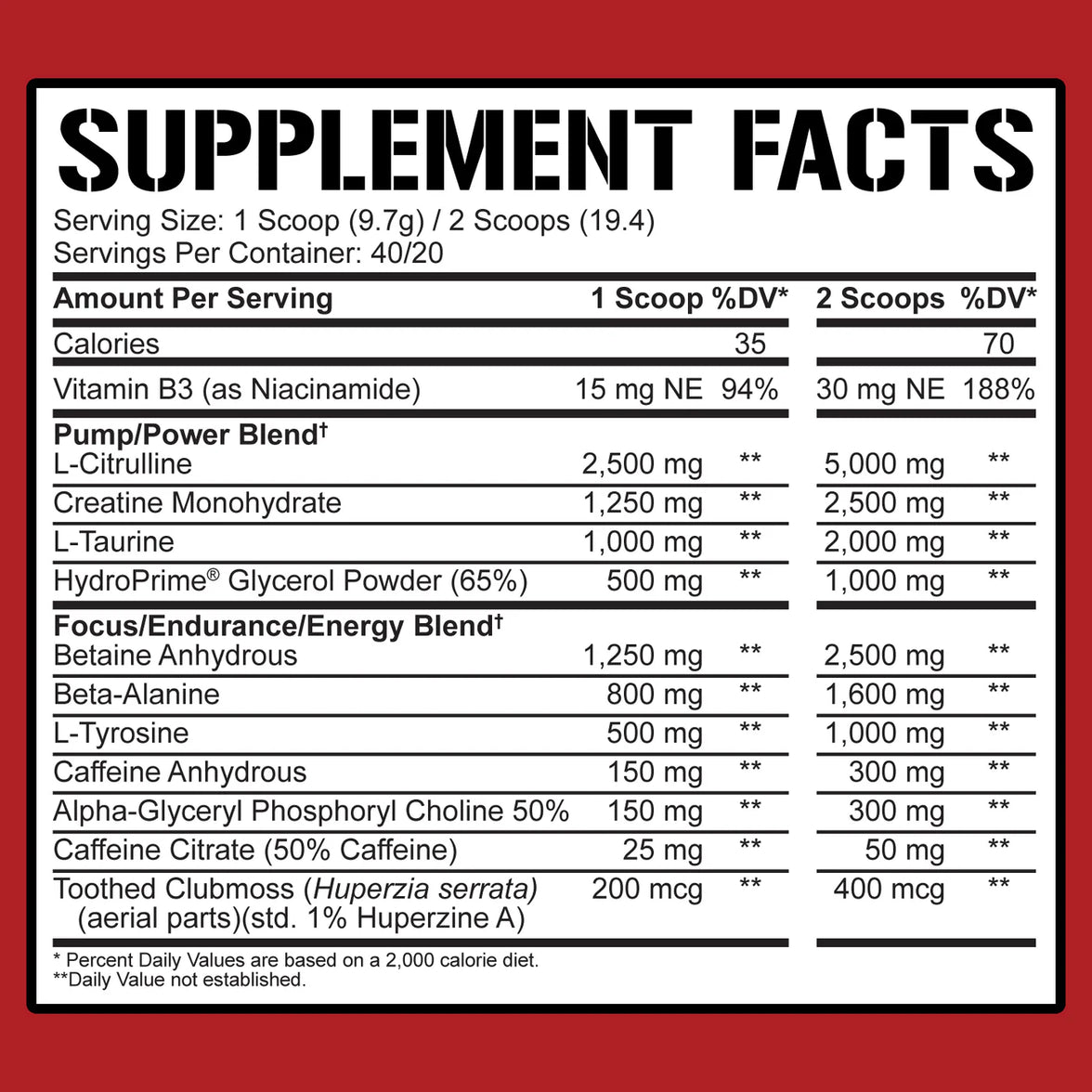 Kill It Pre-Workout