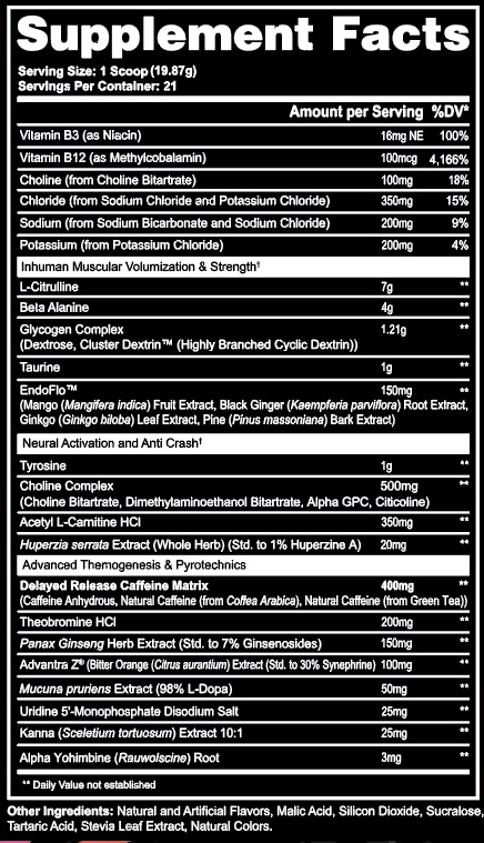 Void High Stim Pre-Workout