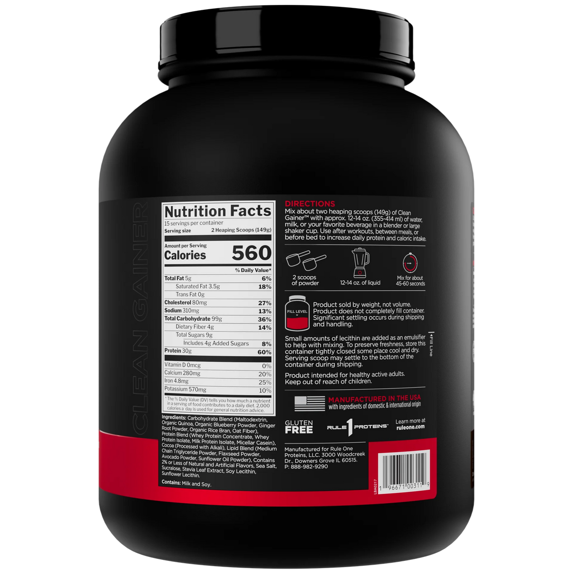 Clean Gainer