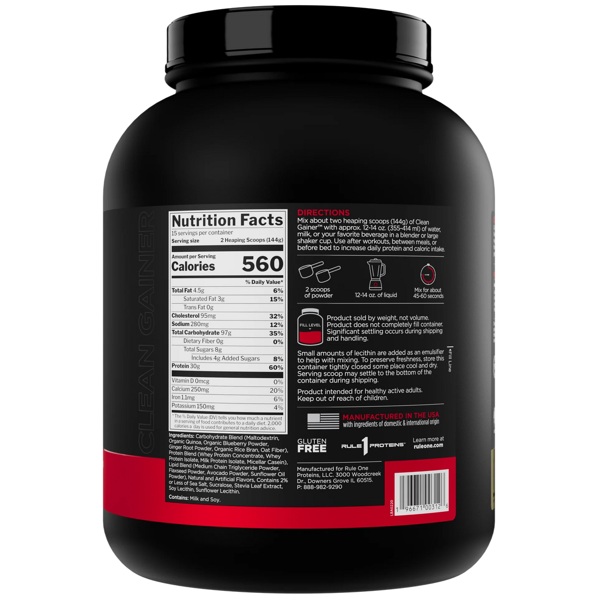 Clean Gainer
