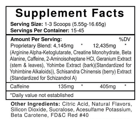 Jack3d Pre-Workout